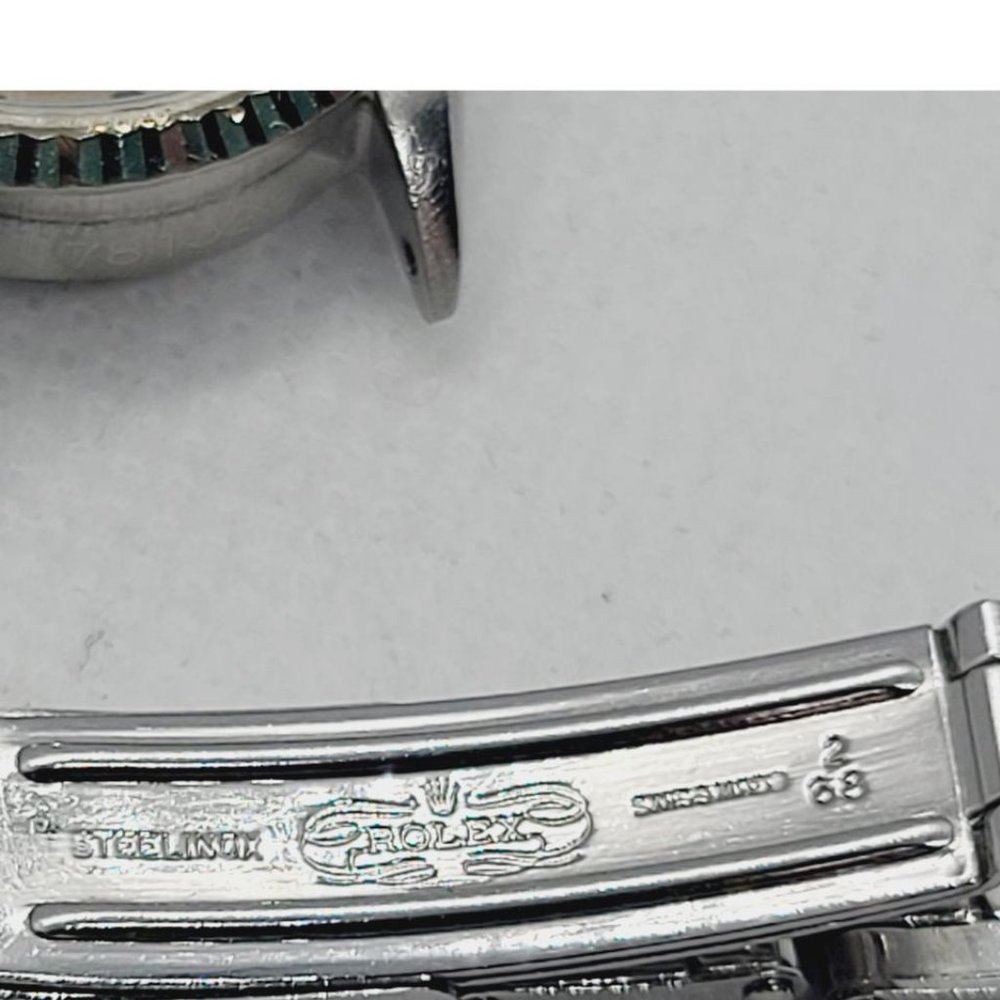 ROLEX Oyster Perpetual Date 24mm Women's Watch Stainless Steel Silve - Picture 9 of 15